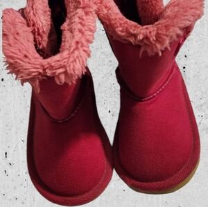 Children's Place Pink Slip-on Girls Toddler Boots - Size 4